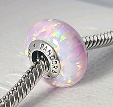 Bracciale Pandora Originale Charm Argento - Charm Rosa Opalescente S925 ALE