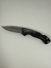 Coltello tascabile pieghevole Smith & Wesson 24-7 Lockback alluminio nero CK109