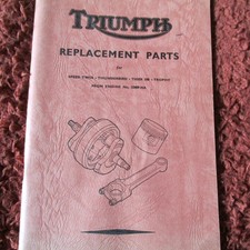 libro ricambi triumph speed