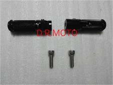 2x  coppia pedalini universali moto neri pieghevoli ERGAL poggia piede pedane