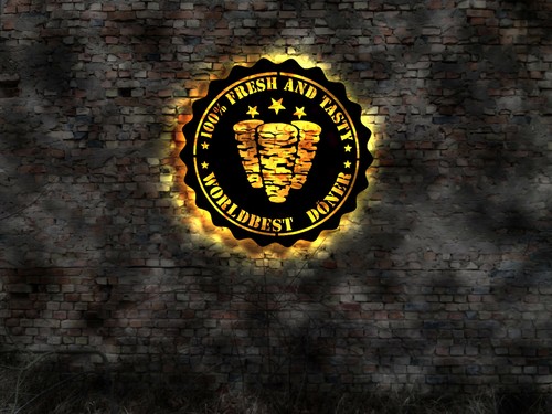Insegna led pizza - , kebab