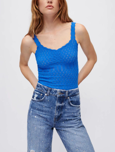Canotta donna maje blu - canotta,