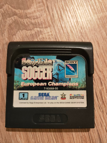 Sega game gear - game, soccer