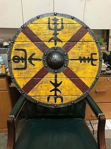 Scudo battaglia giallo - scudo,