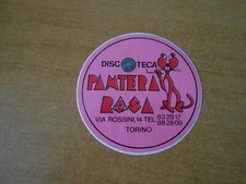 adesivo-sticker-DISCOTECA PANTERA ROSA -cm.9,5x9,5-sc.10