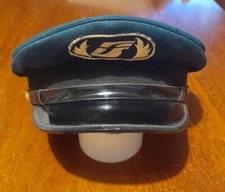 Cappello berretto vintage FERROVIE DELLO STATO (lana) anni 80 (Tg. 55) 