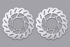 Disques Avant Wave Fixe SHURIKEN Quad 227mm POLARIS TRAIL BOSS 250 1988-1999