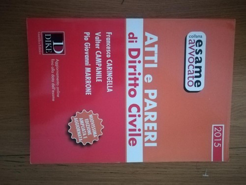 Atti pareri diritto - atti, e