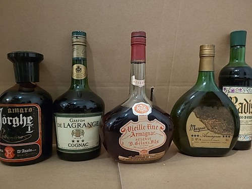 Bottiglie liquore vintage - bottiglie,