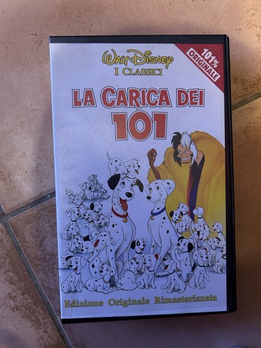Vhs disney carica dei - vhs, la