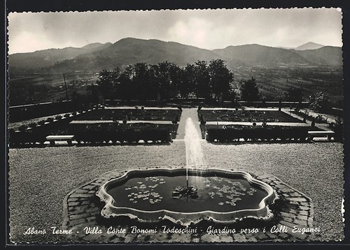 Cartolina abano terme villa - cartolina,