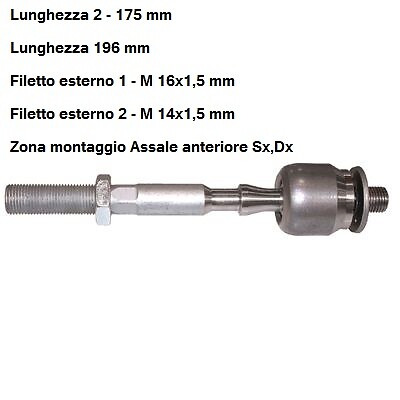 Tirante scatola sterzo ant - tirante,