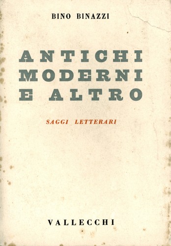 Antichi moderni altro - antichi,