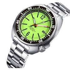 Orologi Uomo 44mm Green Lume