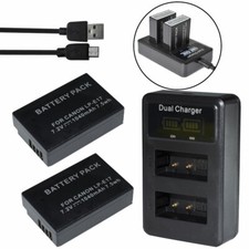 2x Batteria LP-E17 +