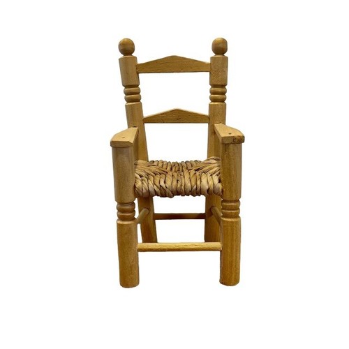 Poltrona sedia bambola legno
