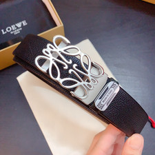 Cintura Loewe in pelle nera