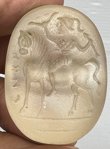 Amuleto timbro sigillo cavallo