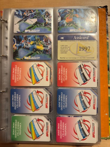 Schede telefoniche miste lire - schede,