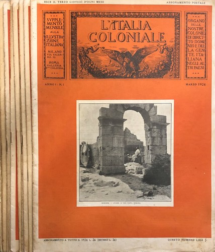 Italia coloniale anno - coloniale, -anno