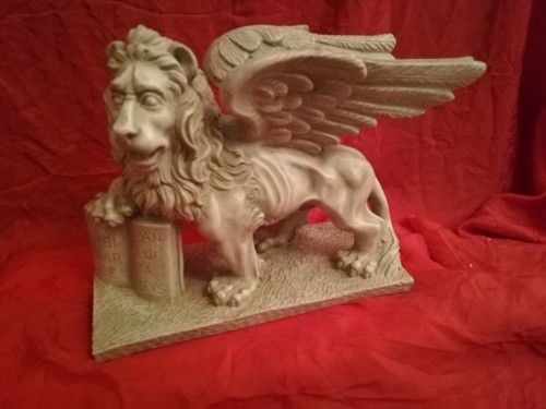 Scultura statua leone san - scultura,