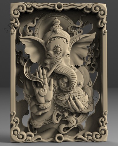Modello stl god ganesha 3 - 3d,