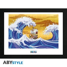 Stampa - One Piece: Abystyle - Thousand Sunny (framed Print 30x40 Cm / Stampa...