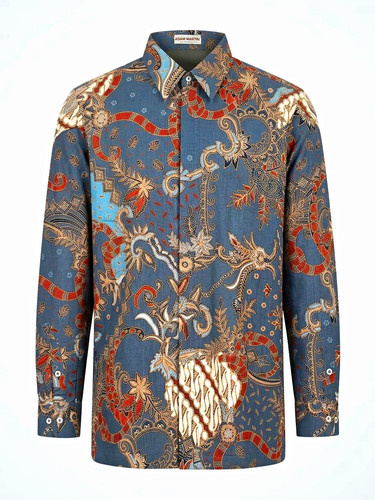 Camicia uomo indonesiana batik - camicia,