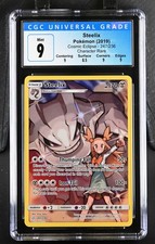 Pokemon CGC 9 Mint Steelix 247/236 Cosmic Eclipse Character Illustration Rare