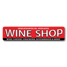 Wine Shop Sign, Personalized