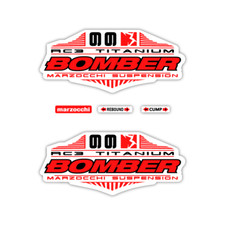 STAR SAM® ADESIVI FORCELLA MARZOCCHI BOMBER 66 RC3 titanio 26" STICKER FORK