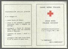 TESSERA: CROCE ROSSA ITALIANA