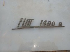 Targhetta fiat 1400 B