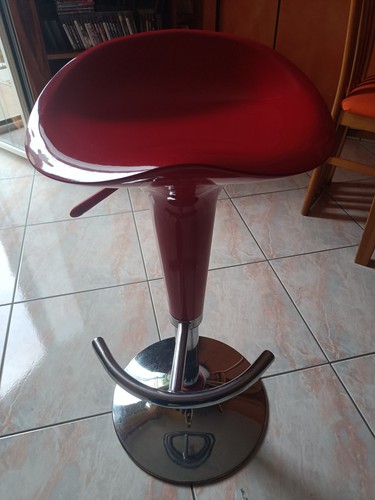 Sgabello bar rosso - sgabello,
