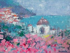 Quadro olio tela - su,