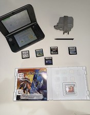 Nintendo New 3DS XL Nero Metallizzato Console Nintendo + Caricatore + 6 Giochi!