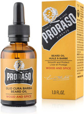 Olio Cura Barba Wood and Spice, 30Ml, Olio Da Barba Uomo Con Effetto Ammorbident
