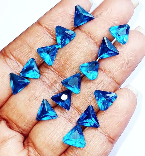Blue topazio azzurro trillion - topazio,