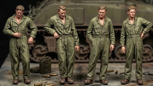 Modellino sherman crew the - modellino,