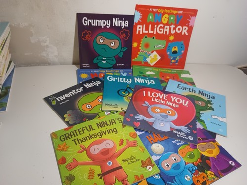 Lot children books ninja - children, books:ninja