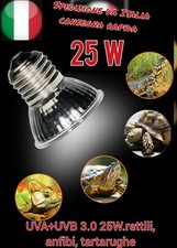 Lampadina lampada faretto spot  UVA+UVB 3.0 25W.rettili, anfibi, tartarughe