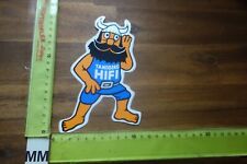 Vecchio Adesivo Musica HiFi