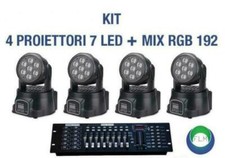 KIT 1 MIXER RGB DMX 192 + 4