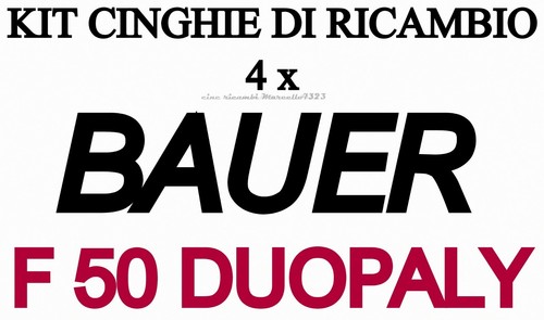 Kit cinghie ricambio - di, 4