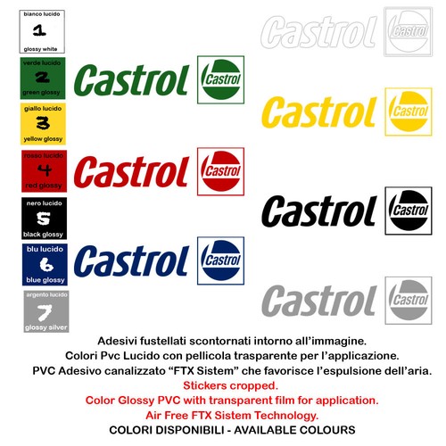 Castrol sticker sponsor - , moto
