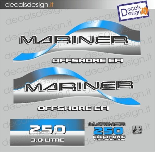 Adesivi motore marino