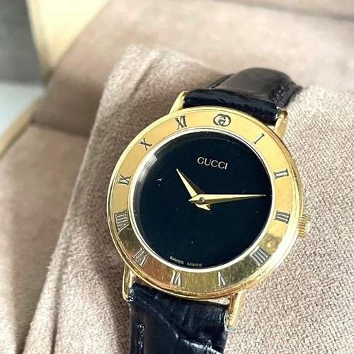 Working gucci 3200l - round, gold