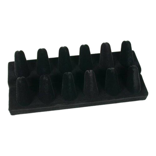 Espositore anelli nero - espositore,