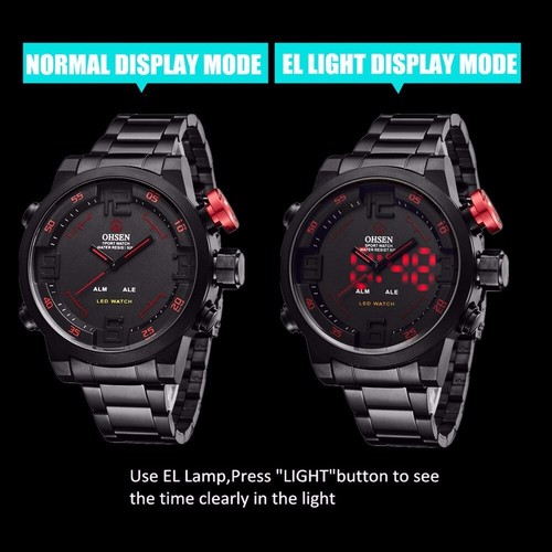Orologio ohsen uomo moda led - ohsen,