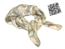 Foulard uomo fantasia mimetica